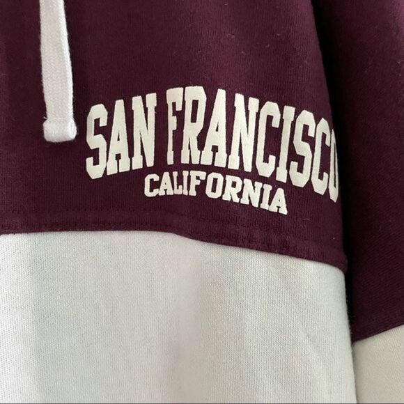 San Francisco California Spirit Jersey Hoodie Size L/XL Block color - Picture 4 of 9